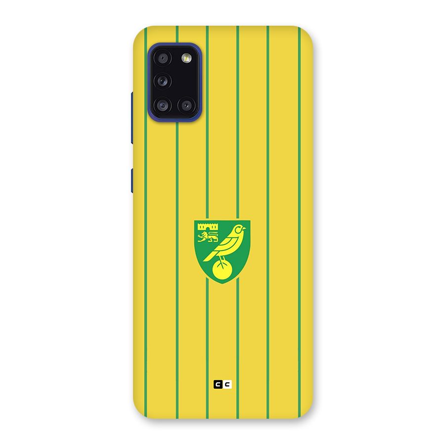 Norwich City Back Case for Galaxy A31