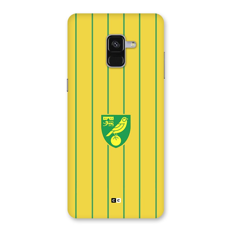 Norwich City Back Case for Galaxy A8 Plus