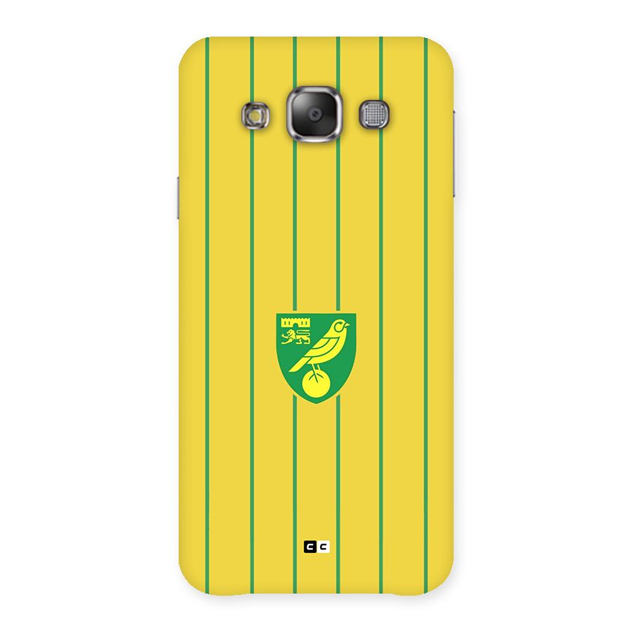 Norwich City Back Case for Galaxy E7