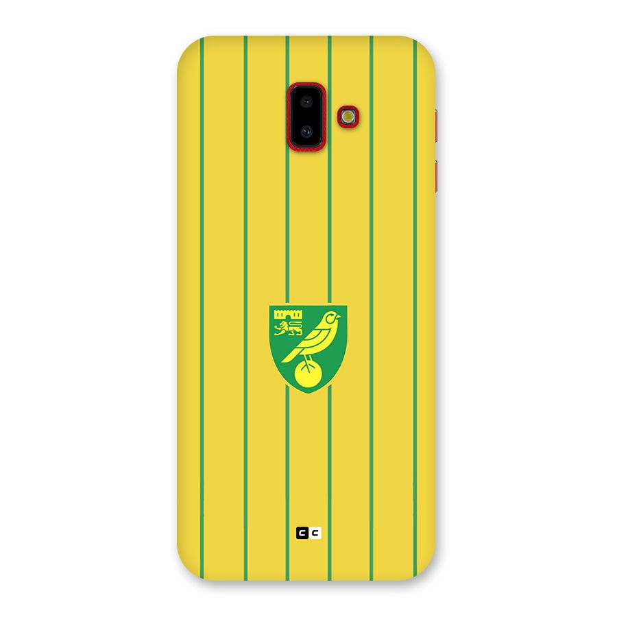 Norwich City Back Case for Galaxy J6 Plus