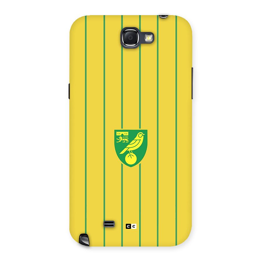 Norwich City Back Case for Galaxy Note 2