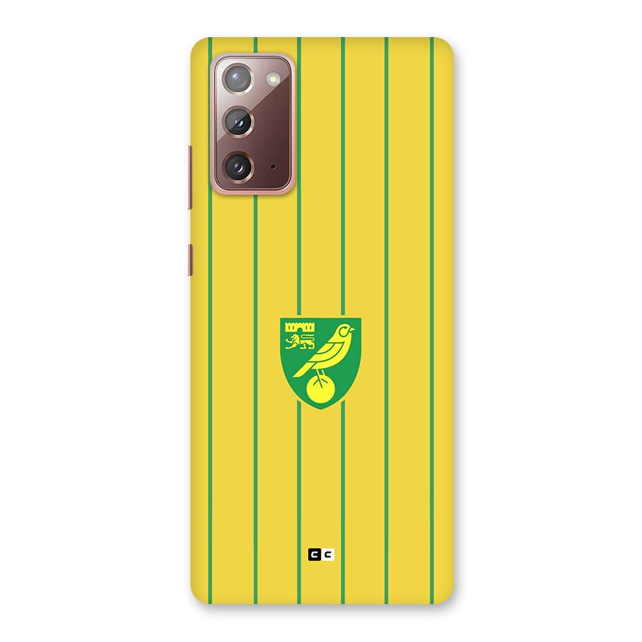 Norwich City Back Case for Galaxy Note 20