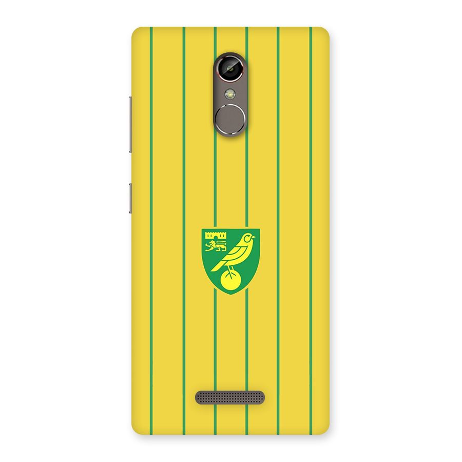 Norwich City Back Case for Gionee S6s