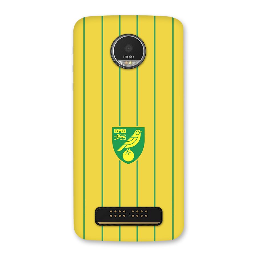 Norwich City Back Case for Moto Z Play