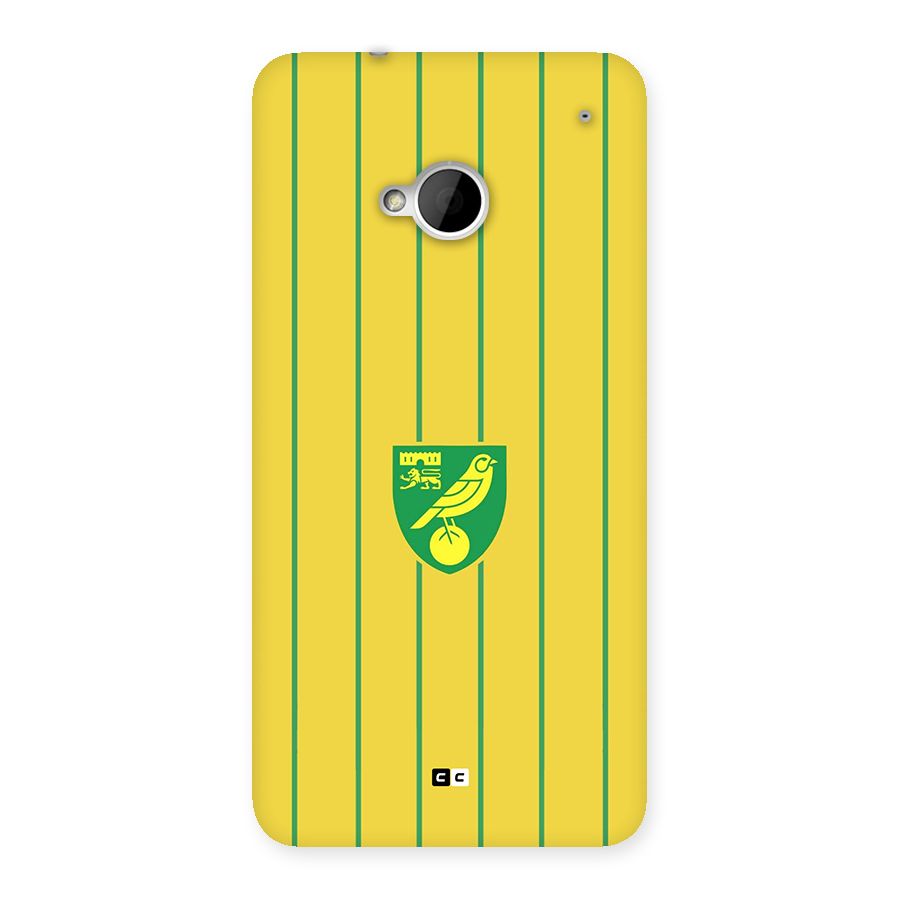 Norwich City Back Case for One M7 (Single Sim)