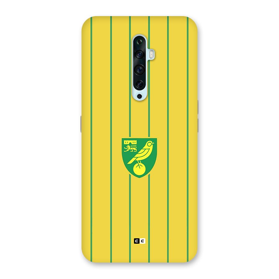 Norwich City Back Case for Oppo Reno2 Z