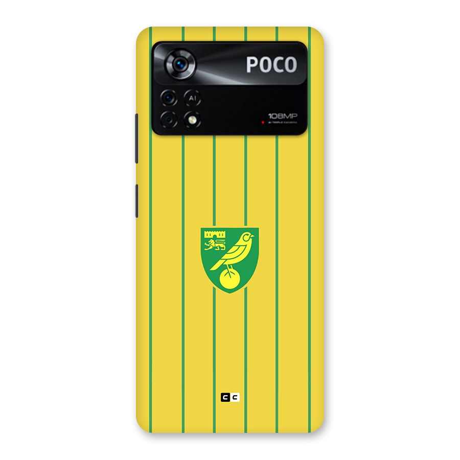 Norwich City Back Case for Poco X4 Pro 5G