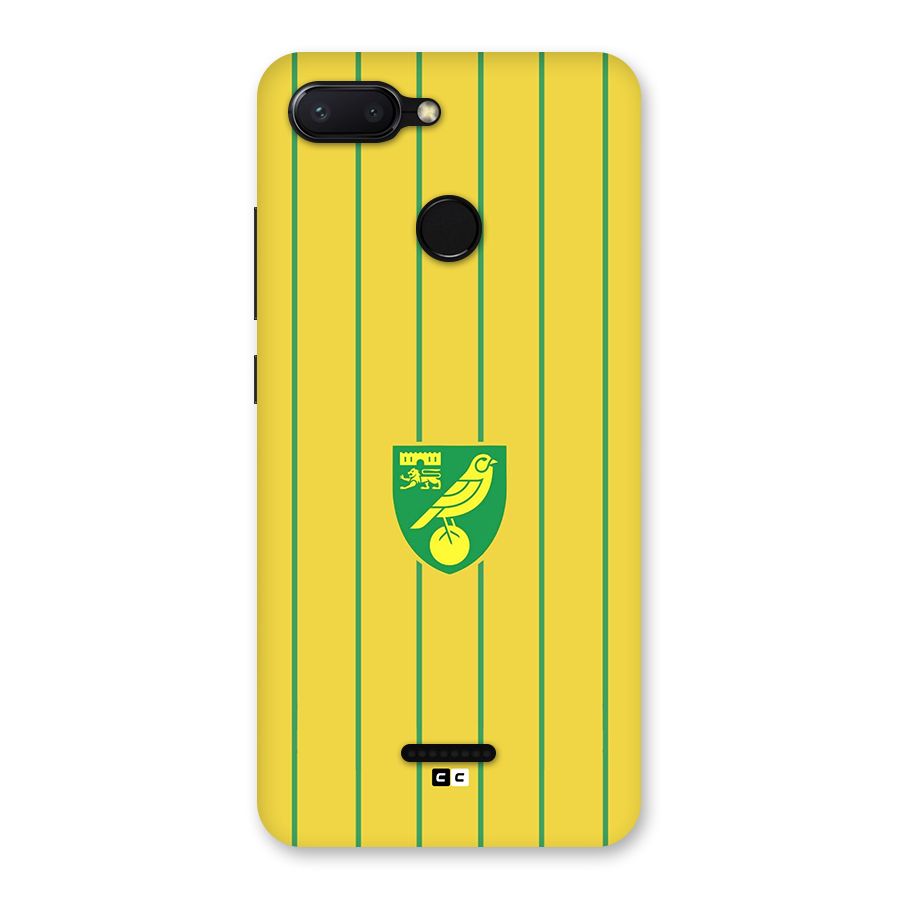 Norwich City Back Case for Redmi 6
