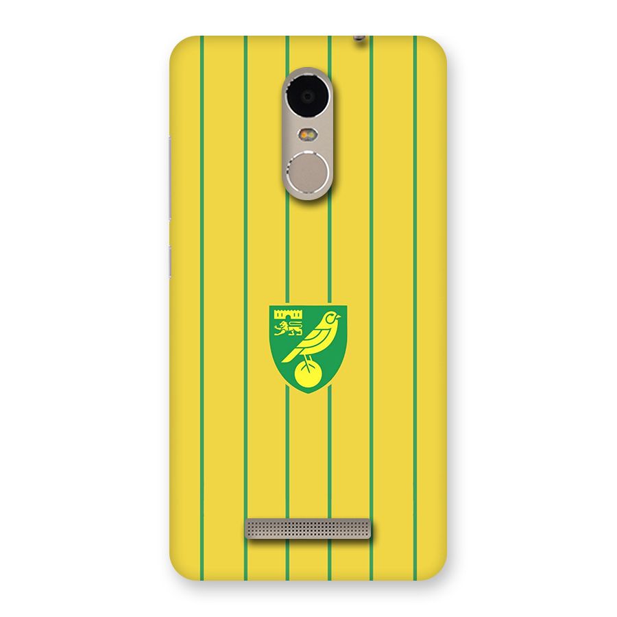 Norwich City Back Case for Redmi Note 3