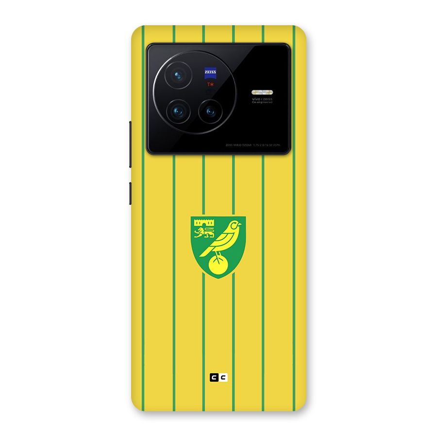 Norwich City Back Case for Vivo X80
