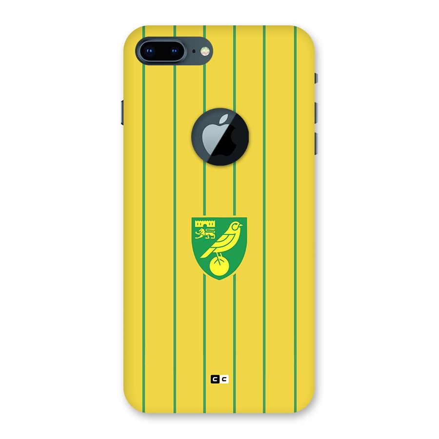 Norwich City Back Case for iPhone 7 Plus Logo Cut