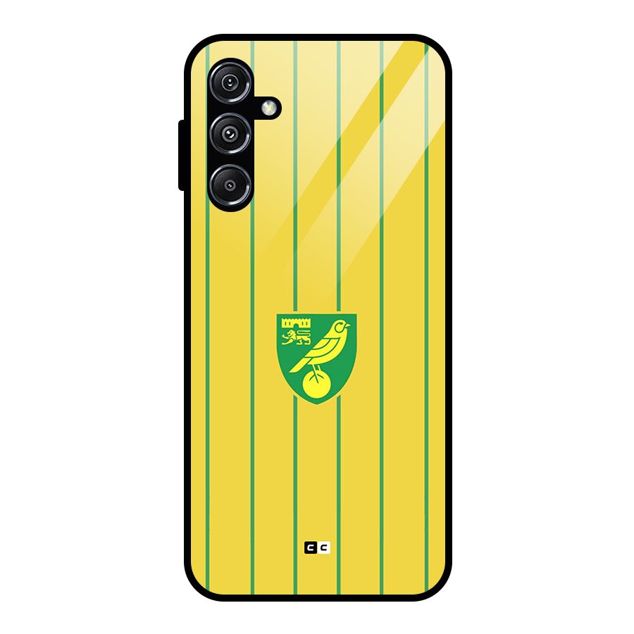 Norwich City Glass Back Case for Galaxy M34 5G