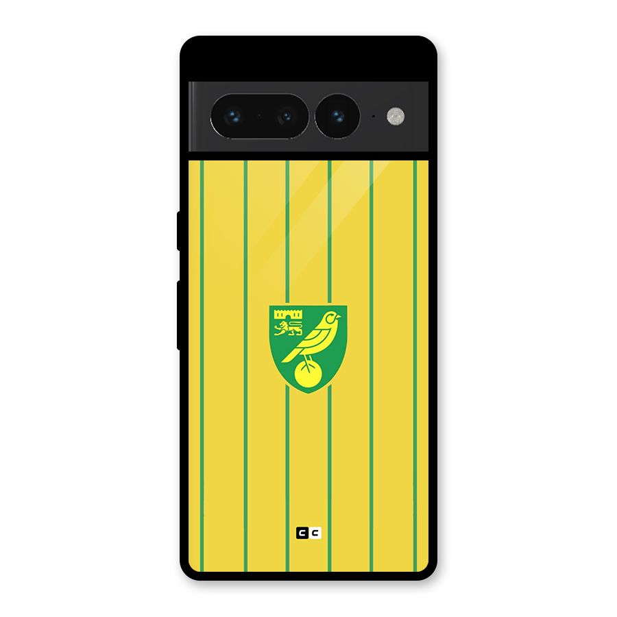 Norwich City Glass Back Case for Google Pixel 7 Pro