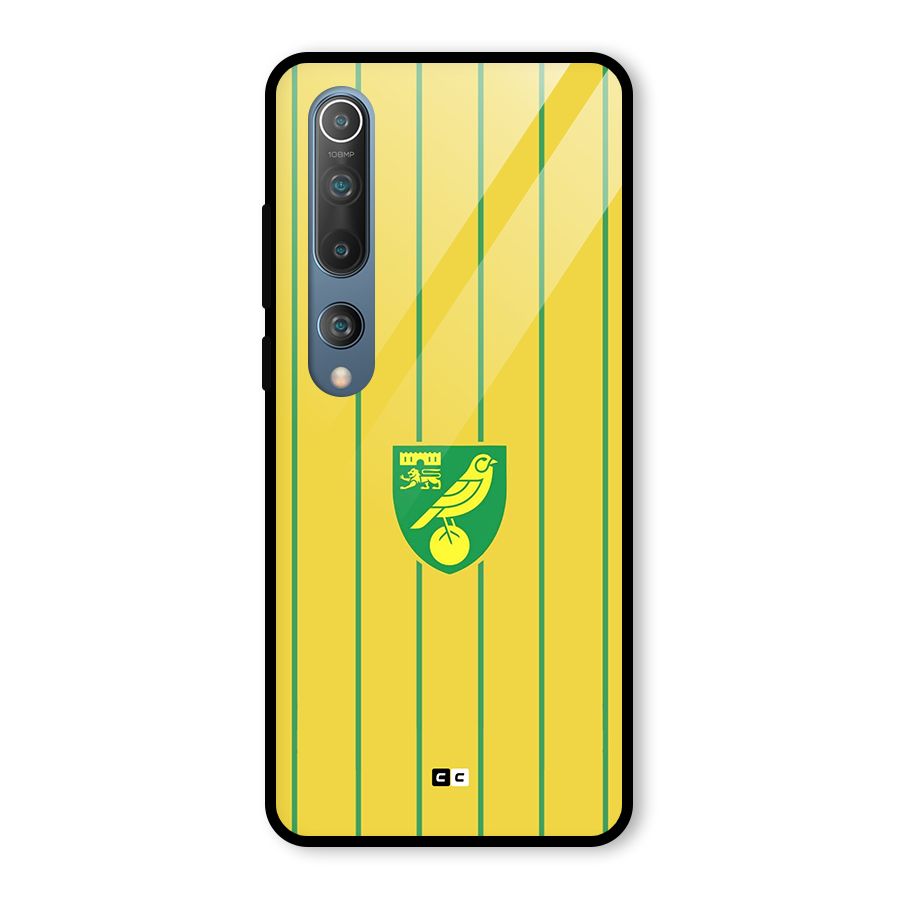 Norwich City Glass Back Case for Mi 10
