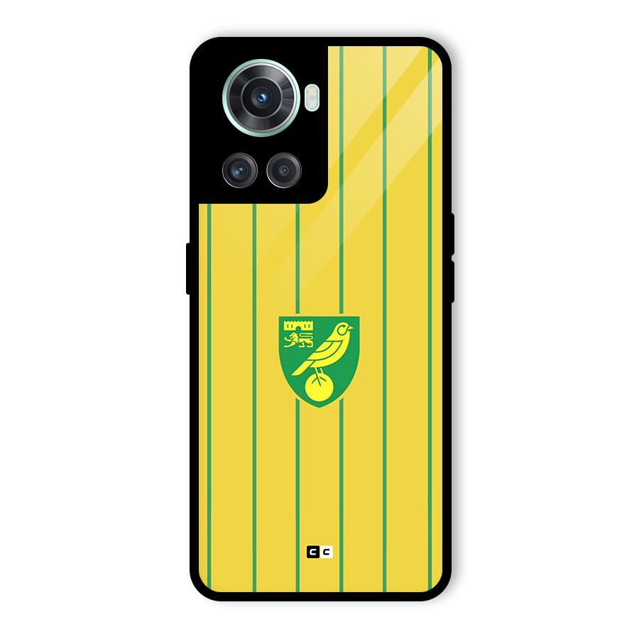 Norwich City Glass Back Case for OnePlus 10R