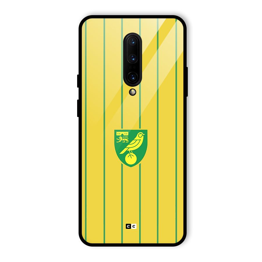 Norwich City Glass Back Case for OnePlus 7 Pro