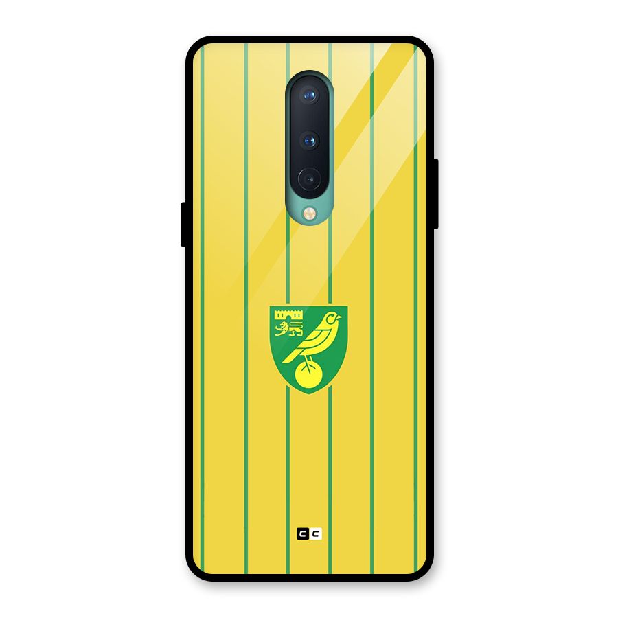 Norwich City Glass Back Case for OnePlus 8