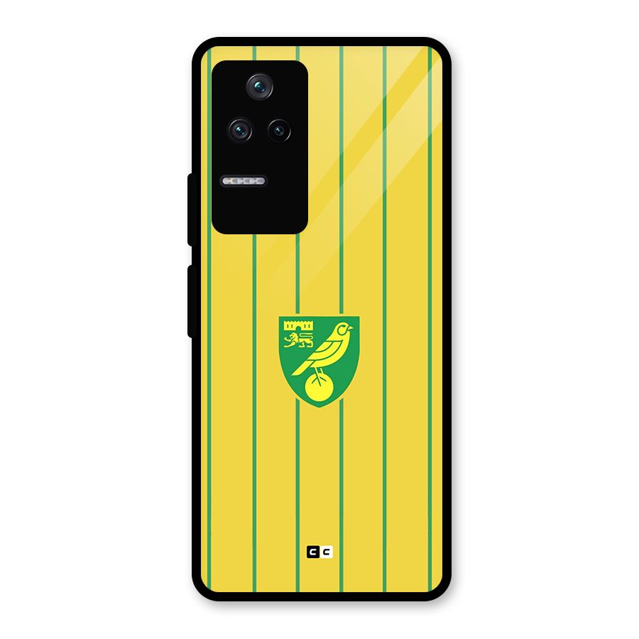 Norwich City Glass Back Case for Poco F4 5G