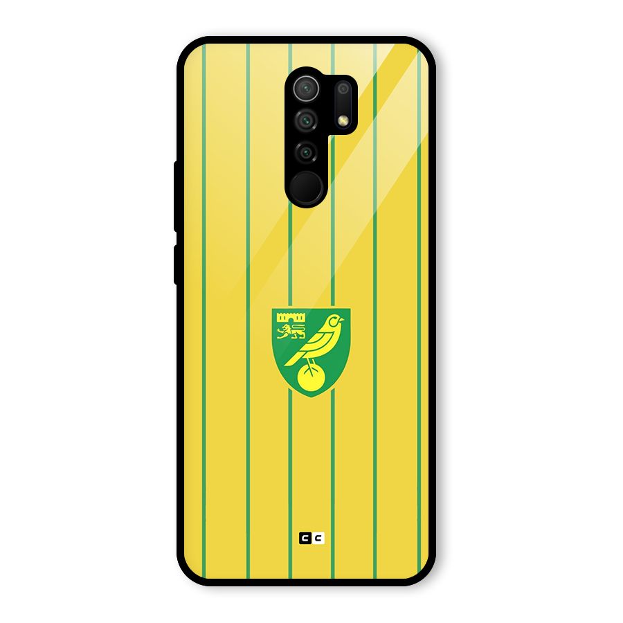 Norwich City Glass Back Case for Poco M2