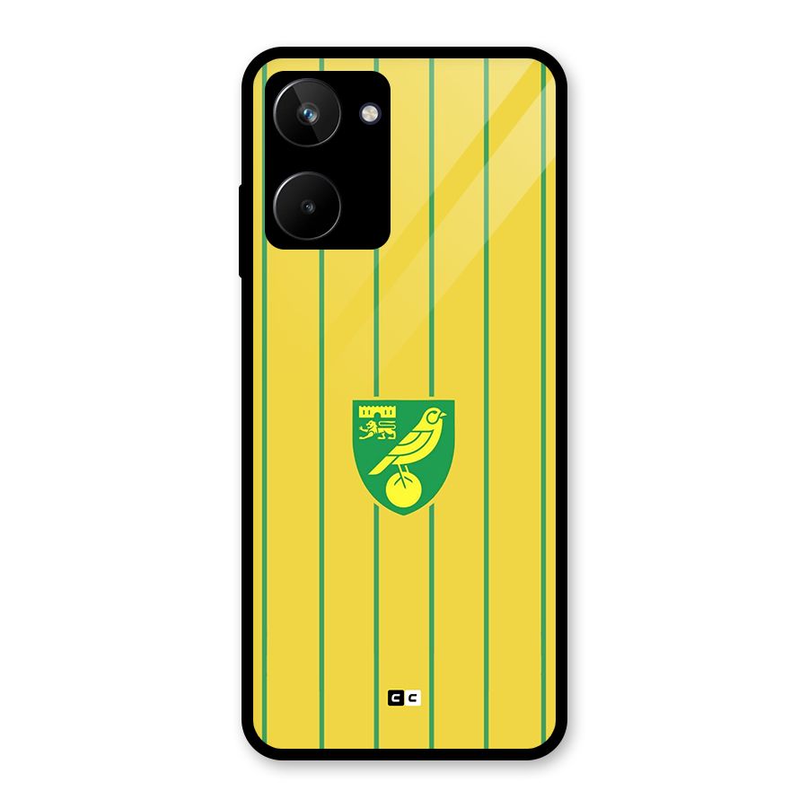 Norwich City Glass Back Case for Realme 10