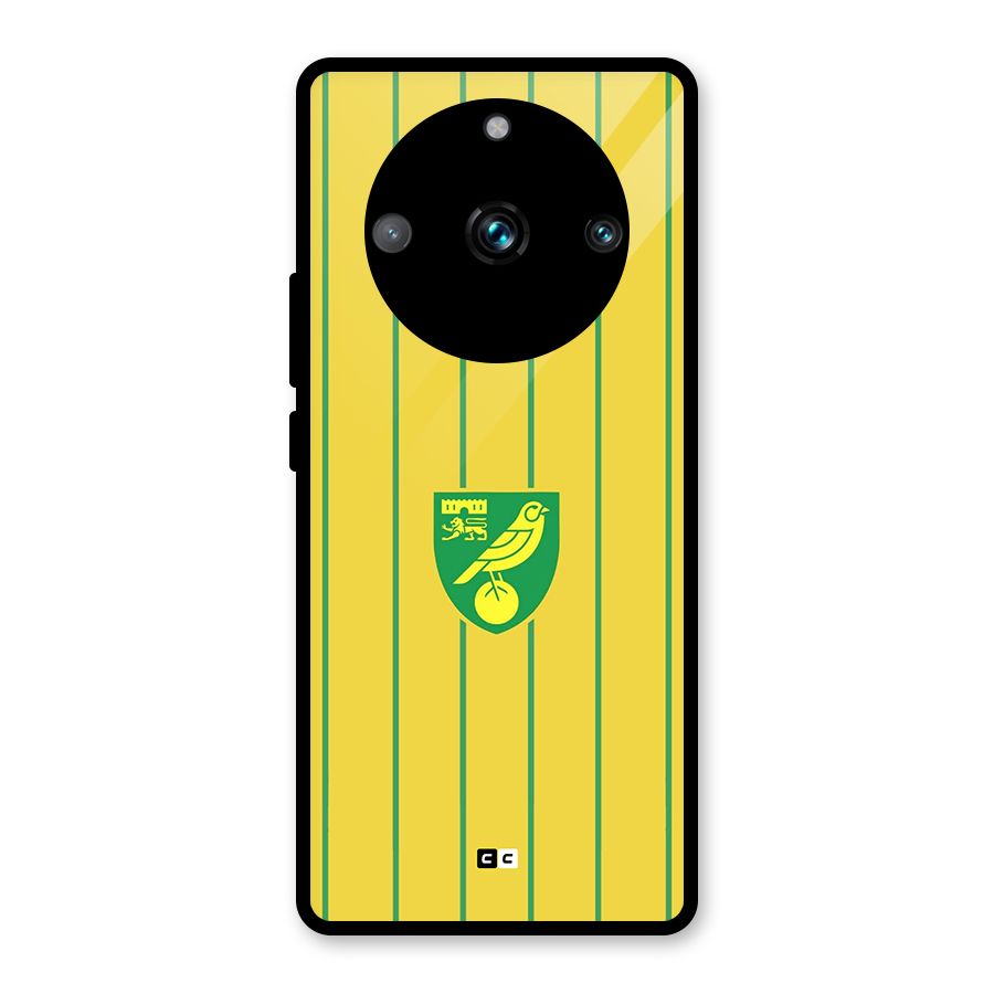 Norwich City Glass Back Case for Realme 11 Pro Plus