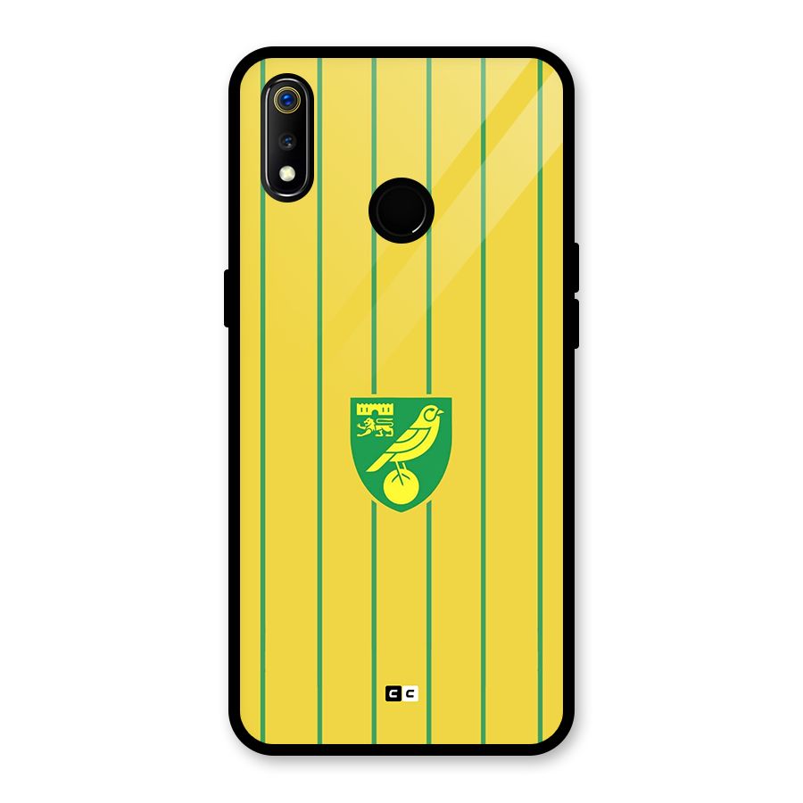 Norwich City Glass Back Case for Realme 3i