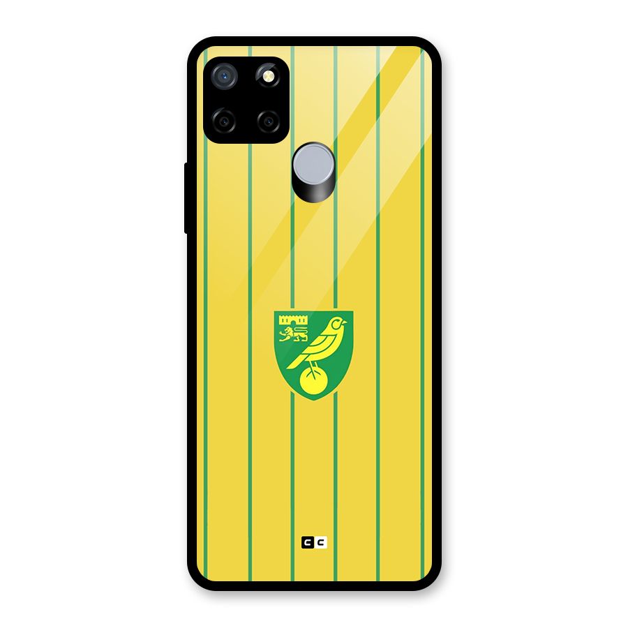 Norwich City Glass Back Case for Realme Narzo 20