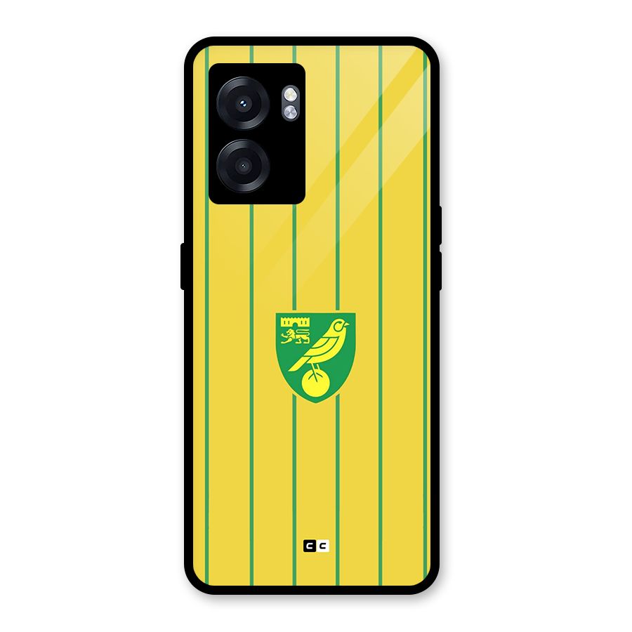 Norwich City Glass Back Case for Realme Narzo 50 5G