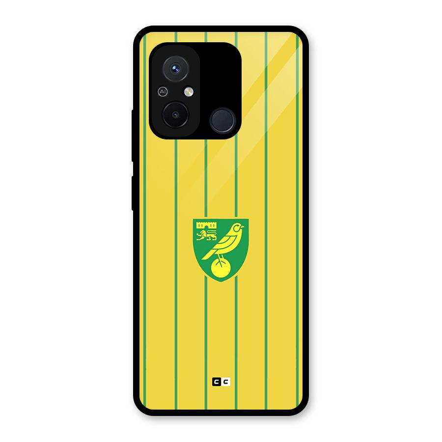 Norwich City Glass Back Case for Redmi 12C