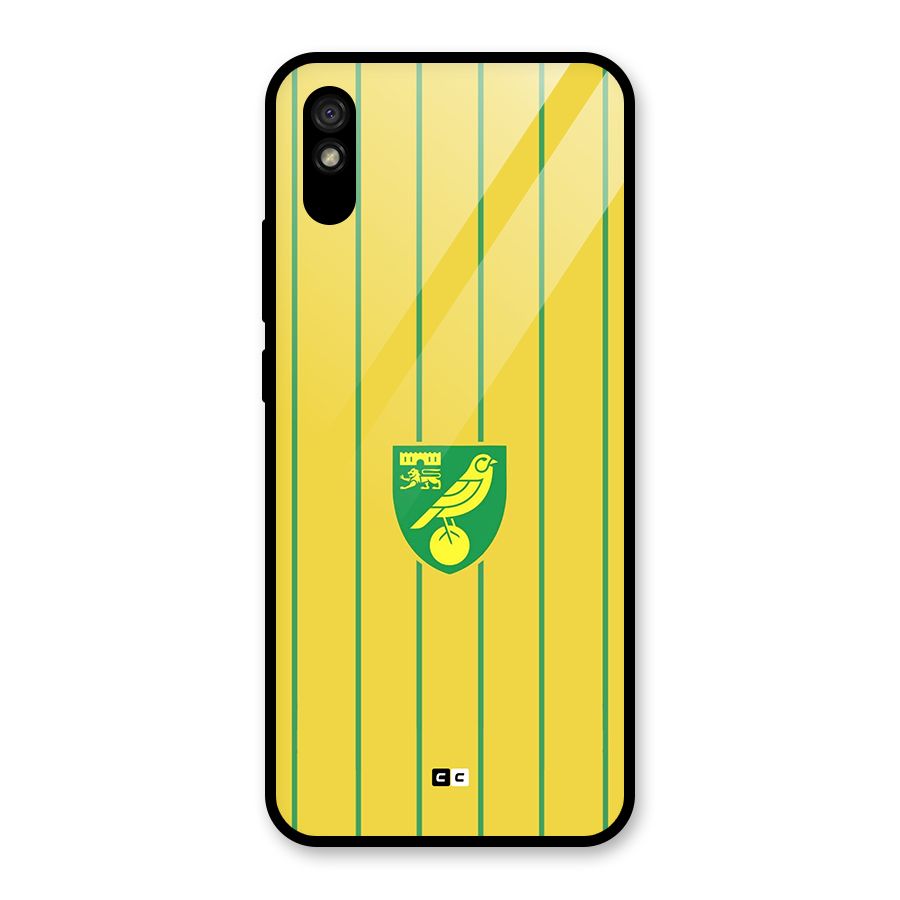 Norwich City Glass Back Case for Redmi 9A