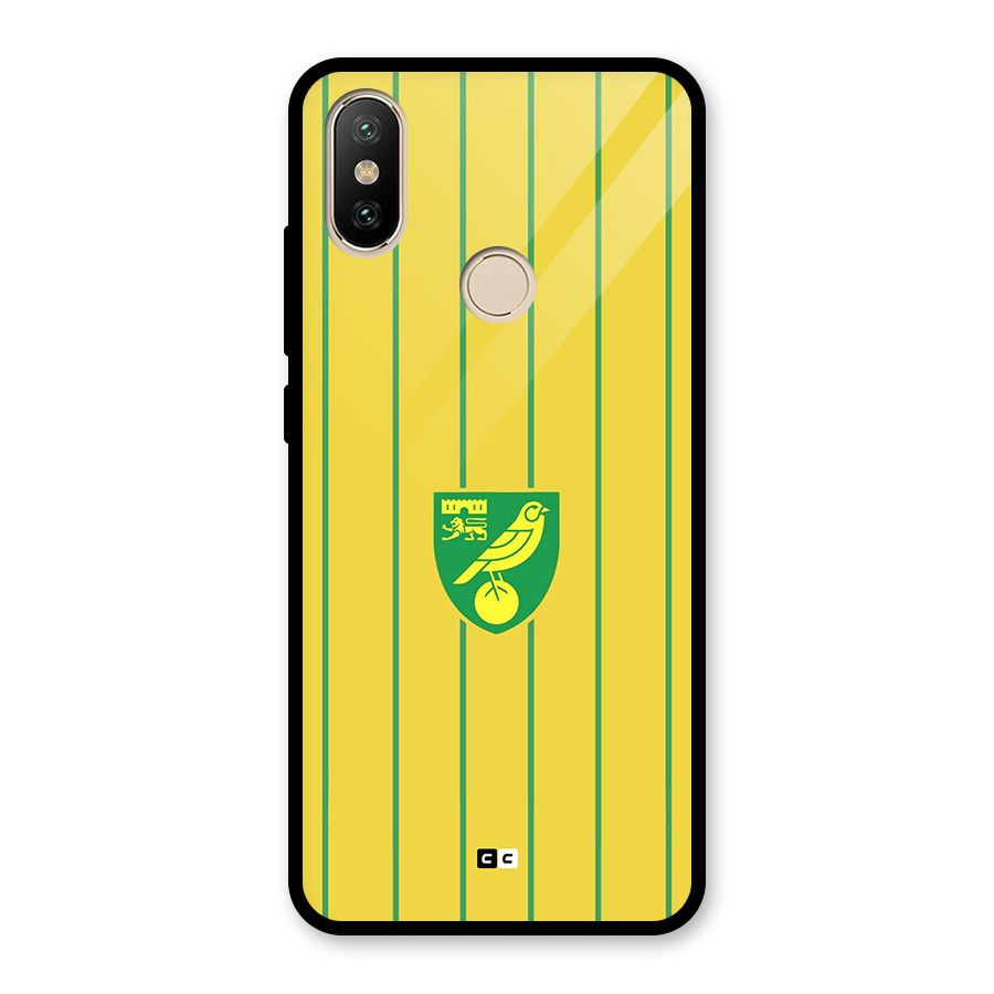 Norwich City Glass Back Case for Redmi A1