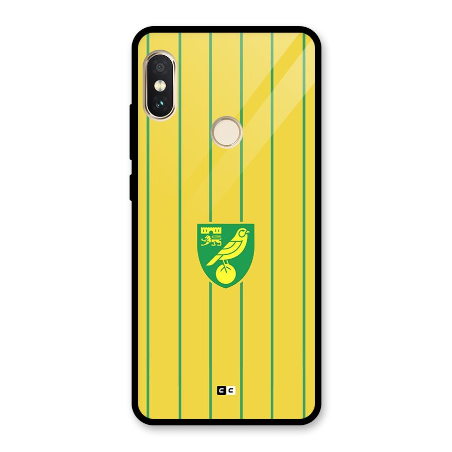 Norwich City Glass Back Case for Redmi Note 5 Pro