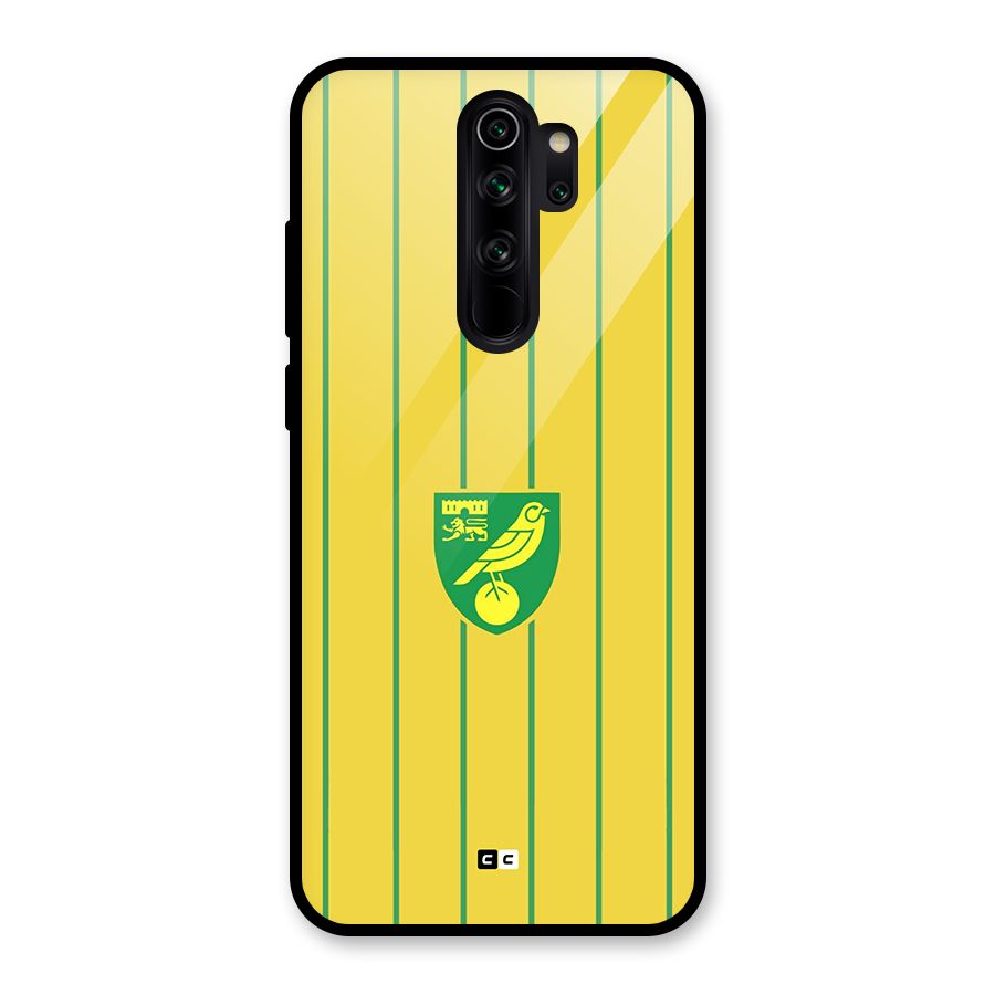 Norwich City Glass Back Case for Redmi Note 8 Pro