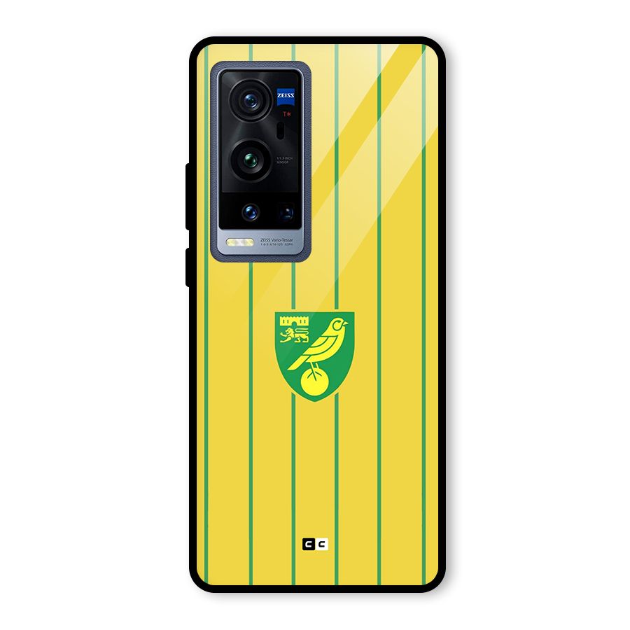 Norwich City Glass Back Case for Vivo X60 Pro Plus