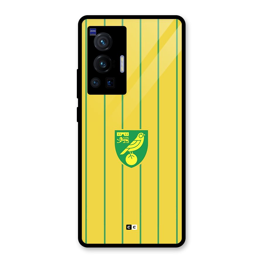 Norwich City Glass Back Case for Vivo X70 Pro
