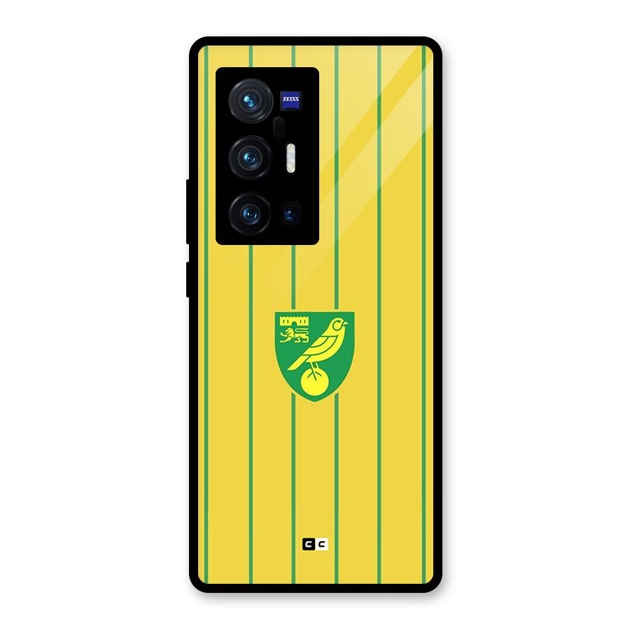 Norwich City Glass Back Case for Vivo X70 Pro Plus