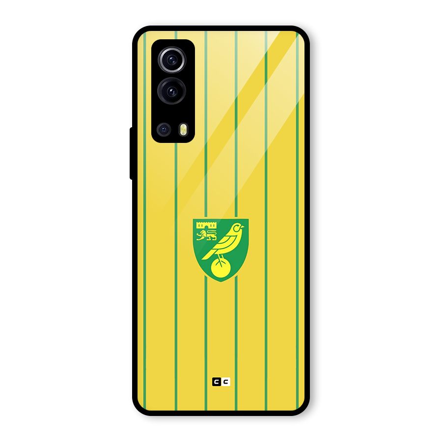 Norwich City Glass Back Case for Vivo iQOO Z3