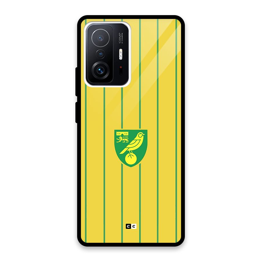 Norwich City Glass Back Case for Xiaomi 11T Pro