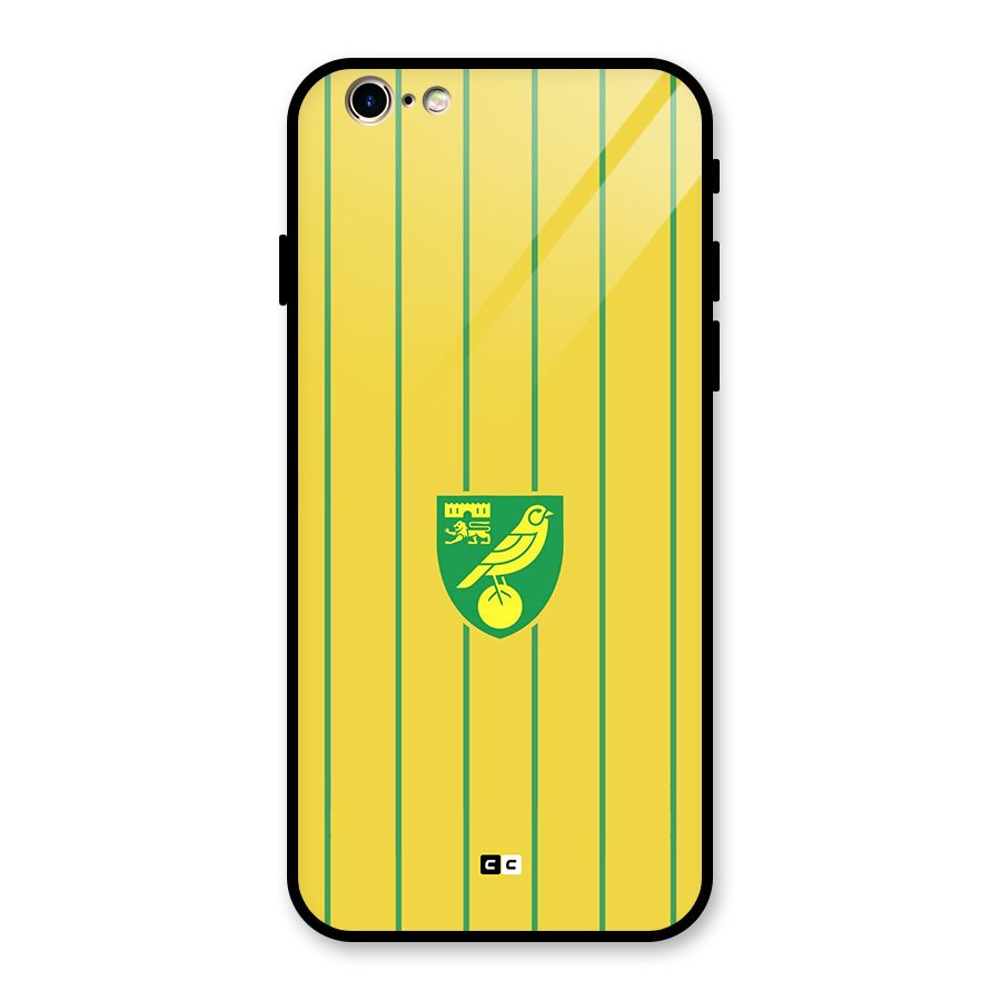 Norwich City Glass Back Case for iPhone 6 6S