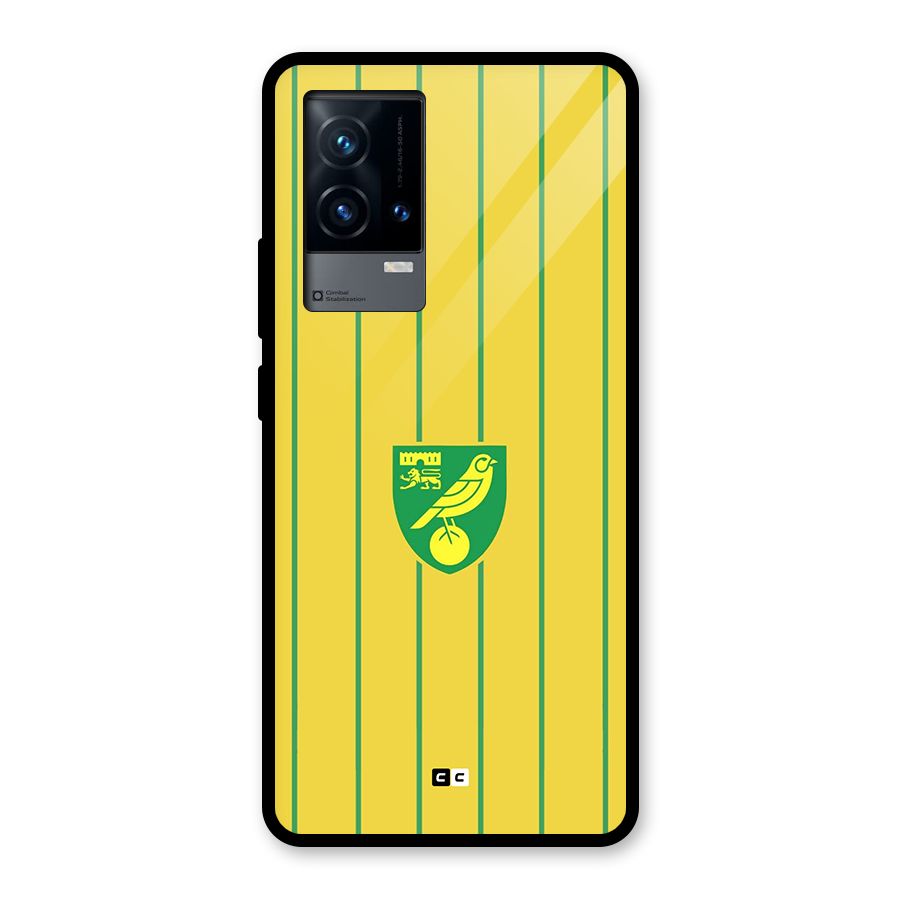Norwich City Glass Back Case for iQOO 9 5G