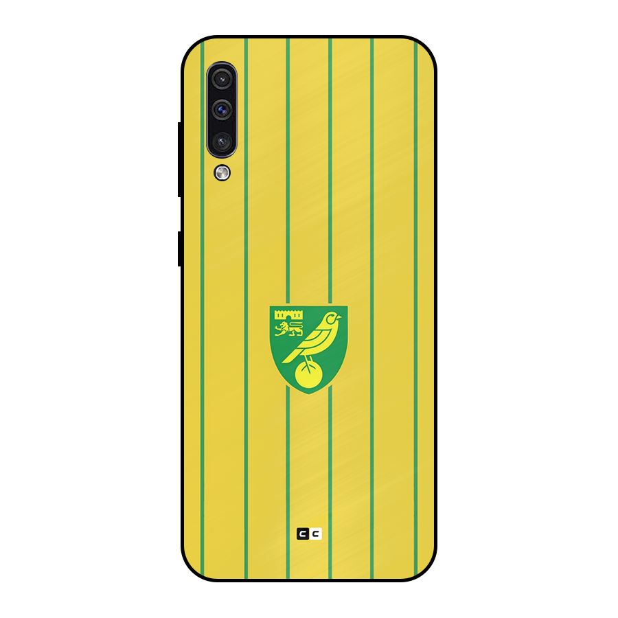 Norwich City Metal Back Case for Galaxy A30s