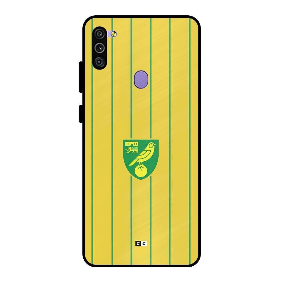 Norwich City Metal Back Case for Galaxy M11