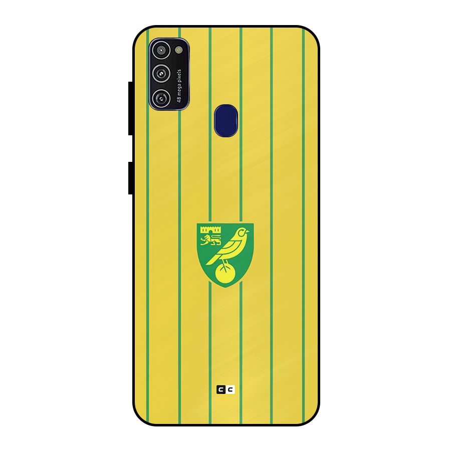Norwich City Metal Back Case for Galaxy M30s