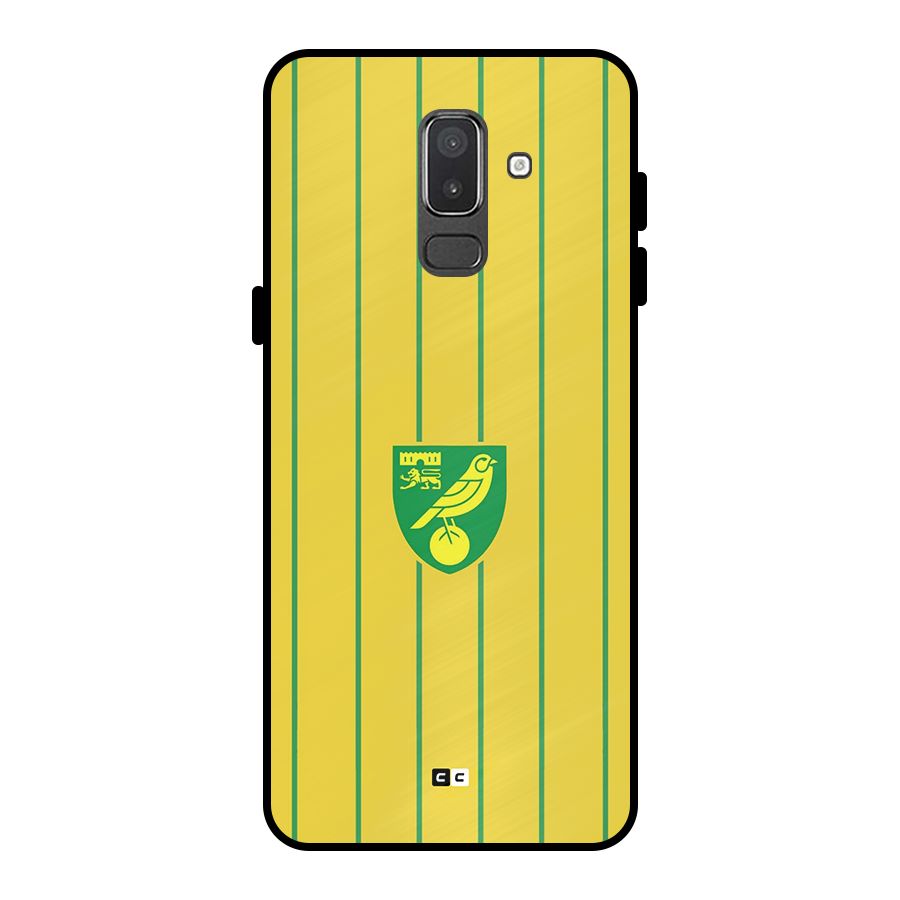 Norwich City Metal Back Case for Galaxy On8 (2018)