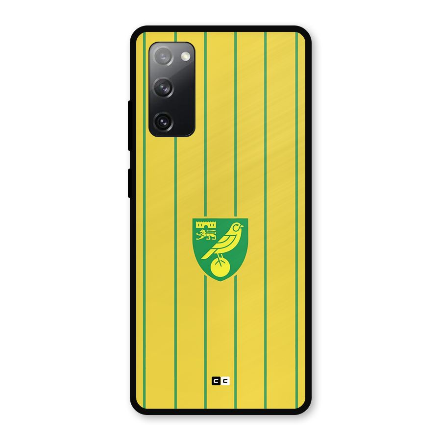 Norwich City Metal Back Case for Galaxy S20 FE 5G