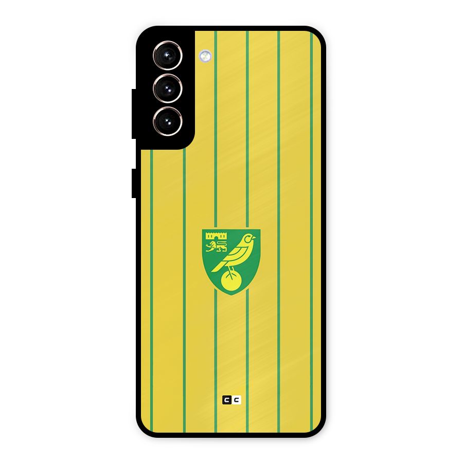 Norwich City Metal Back Case for Galaxy S21 Plus