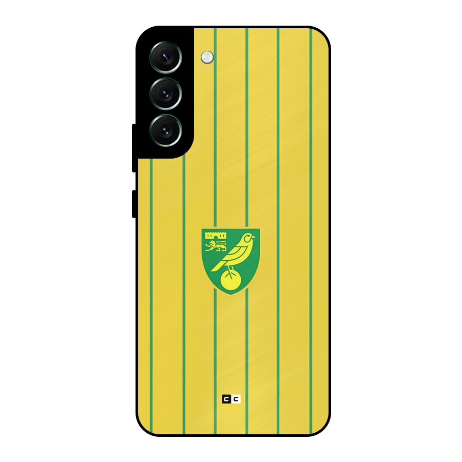 Norwich City Metal Back Case for Galaxy S22 Plus 5G