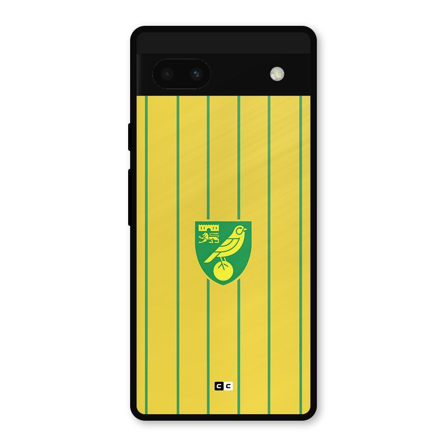 Norwich City Metal Back Case for Google Pixel 6a