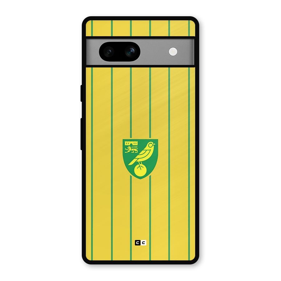 Norwich City Metal Back Case for Google Pixel 7a