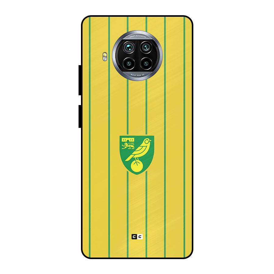 Norwich City Metal Back Case for Mi 10i